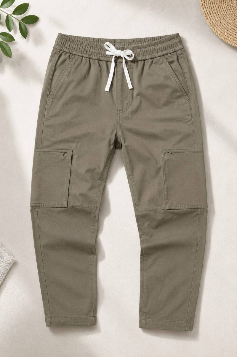 Men's Korean-Inspired Cargo Joggers – Stylish Premium Casual Wear